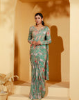 Pre-Drape Saree with a Stunning Pleat Style