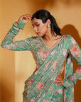 Pre-Drape Saree with a Stunning Pleat Style