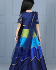 Embriodered Choli with Multi Colour Lehenga