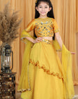 Lehanga with Mirror Work
