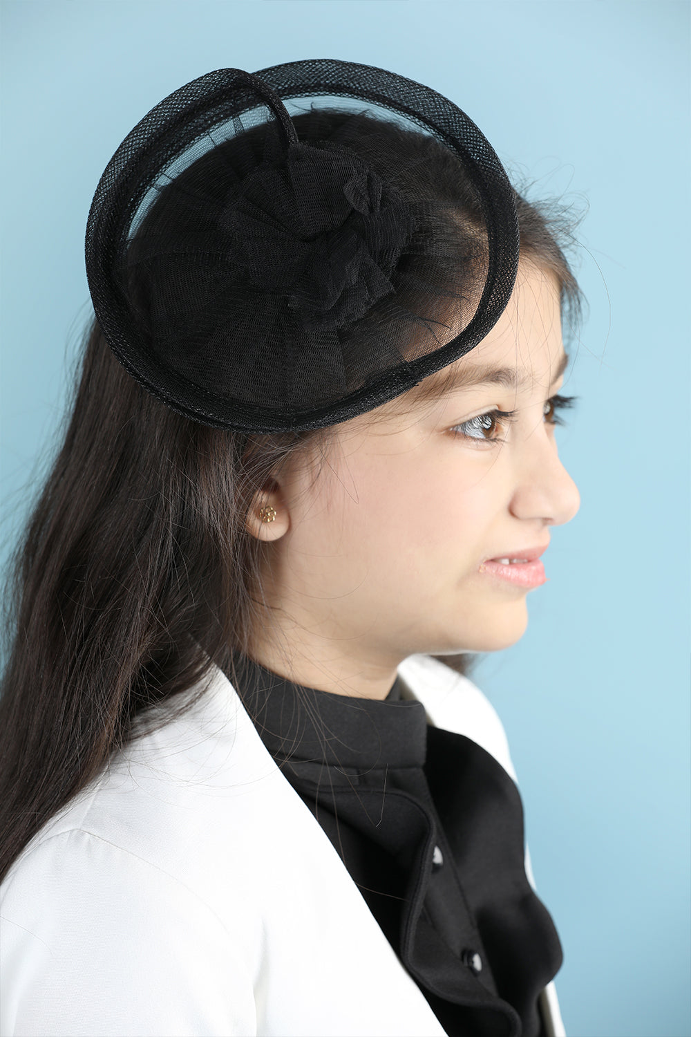 Black &amp; White Girl Dress with Coat