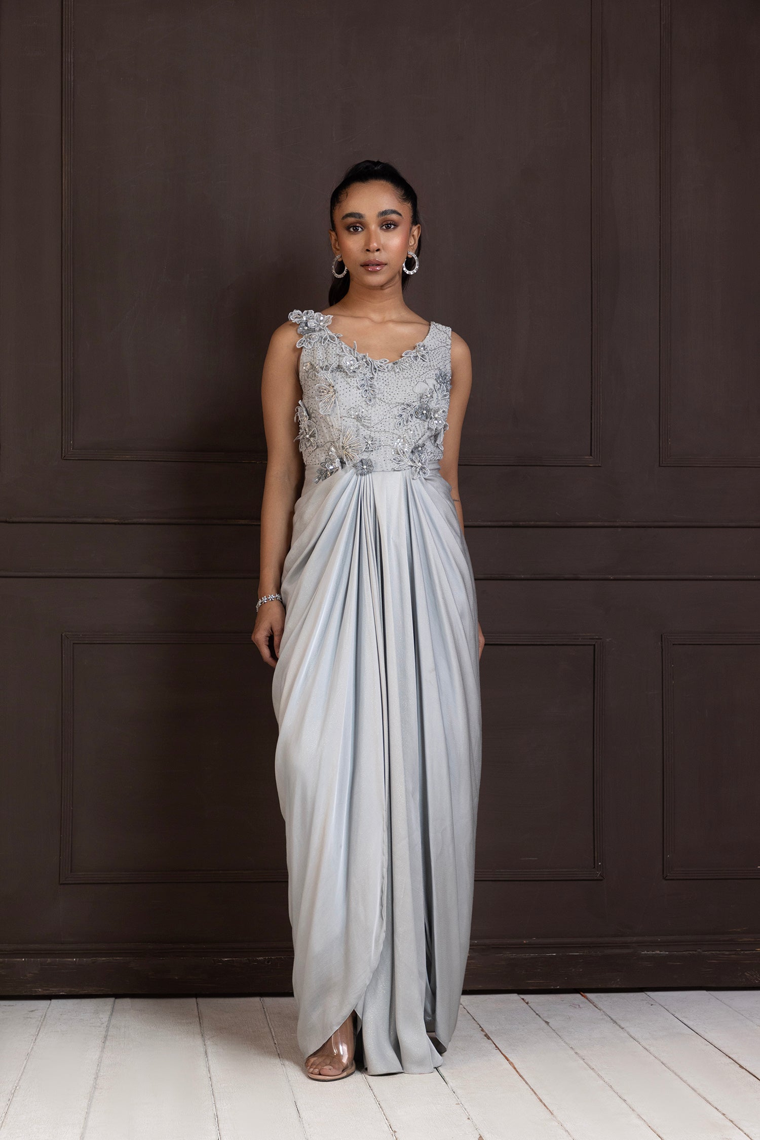 Celestial Cascade Gown