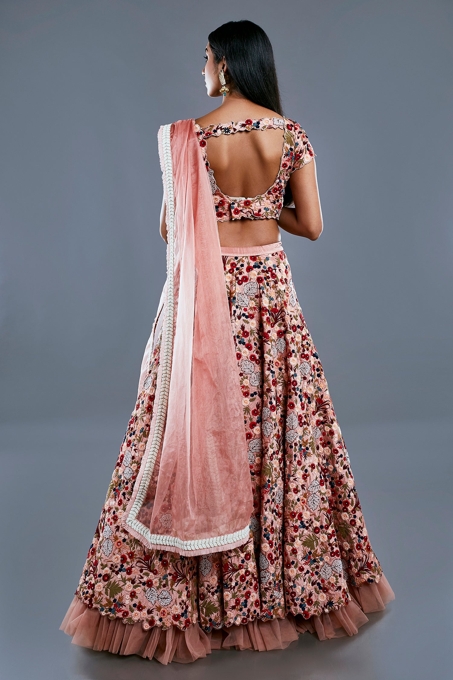 Floral Embroidered Lehenga
