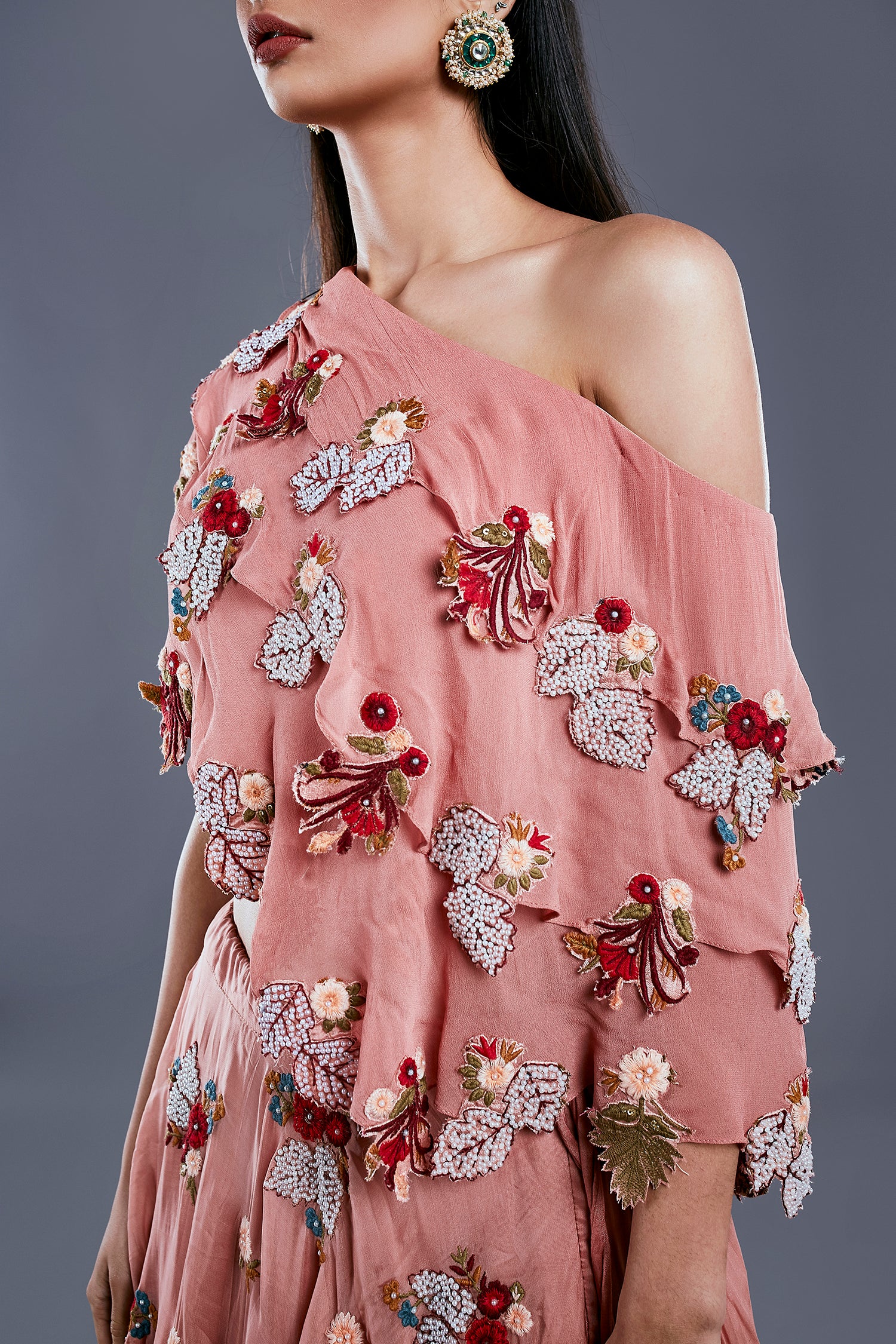 Floral Embroidered Lehenga