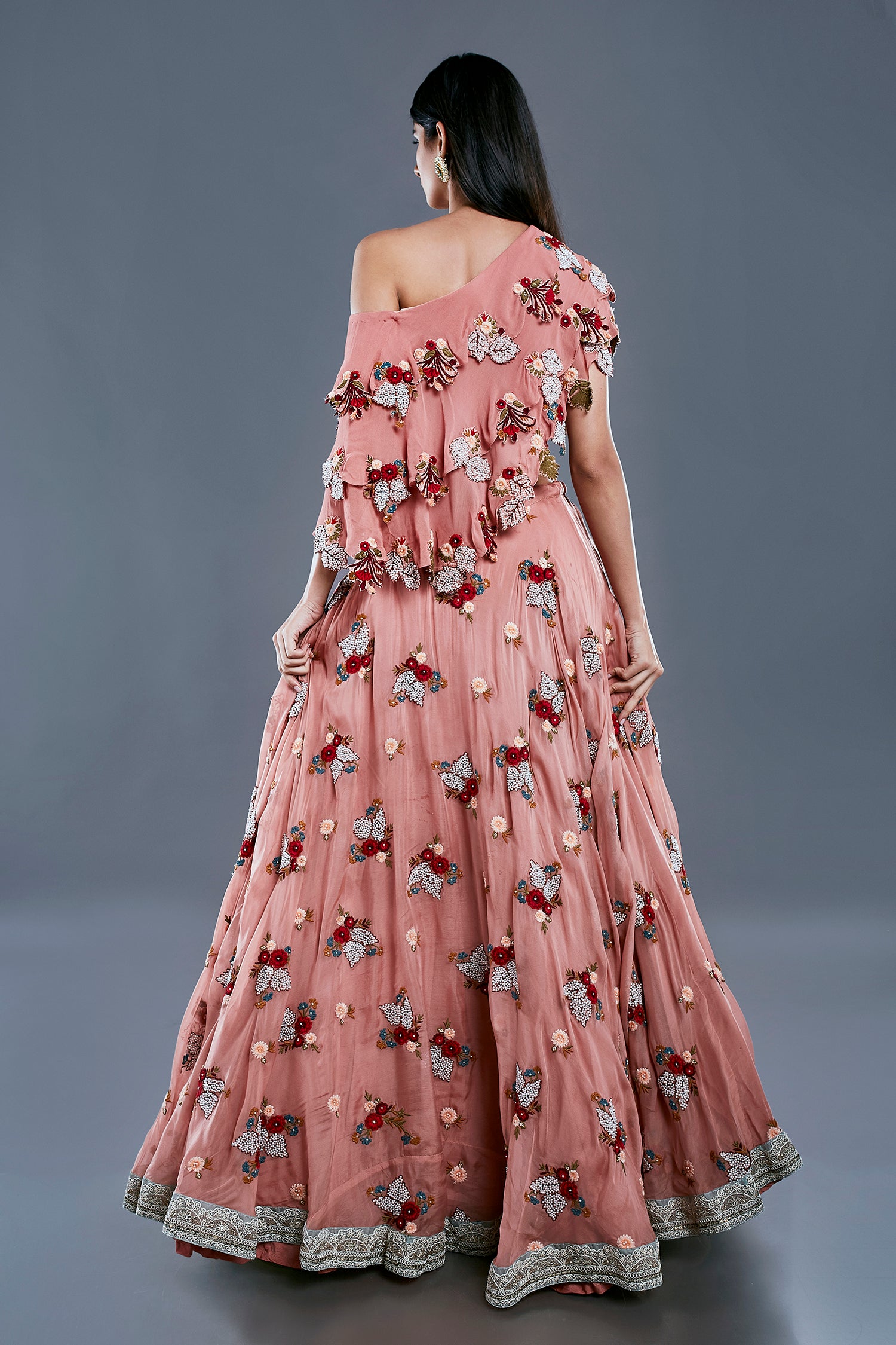 Floral Embroidered Lehenga