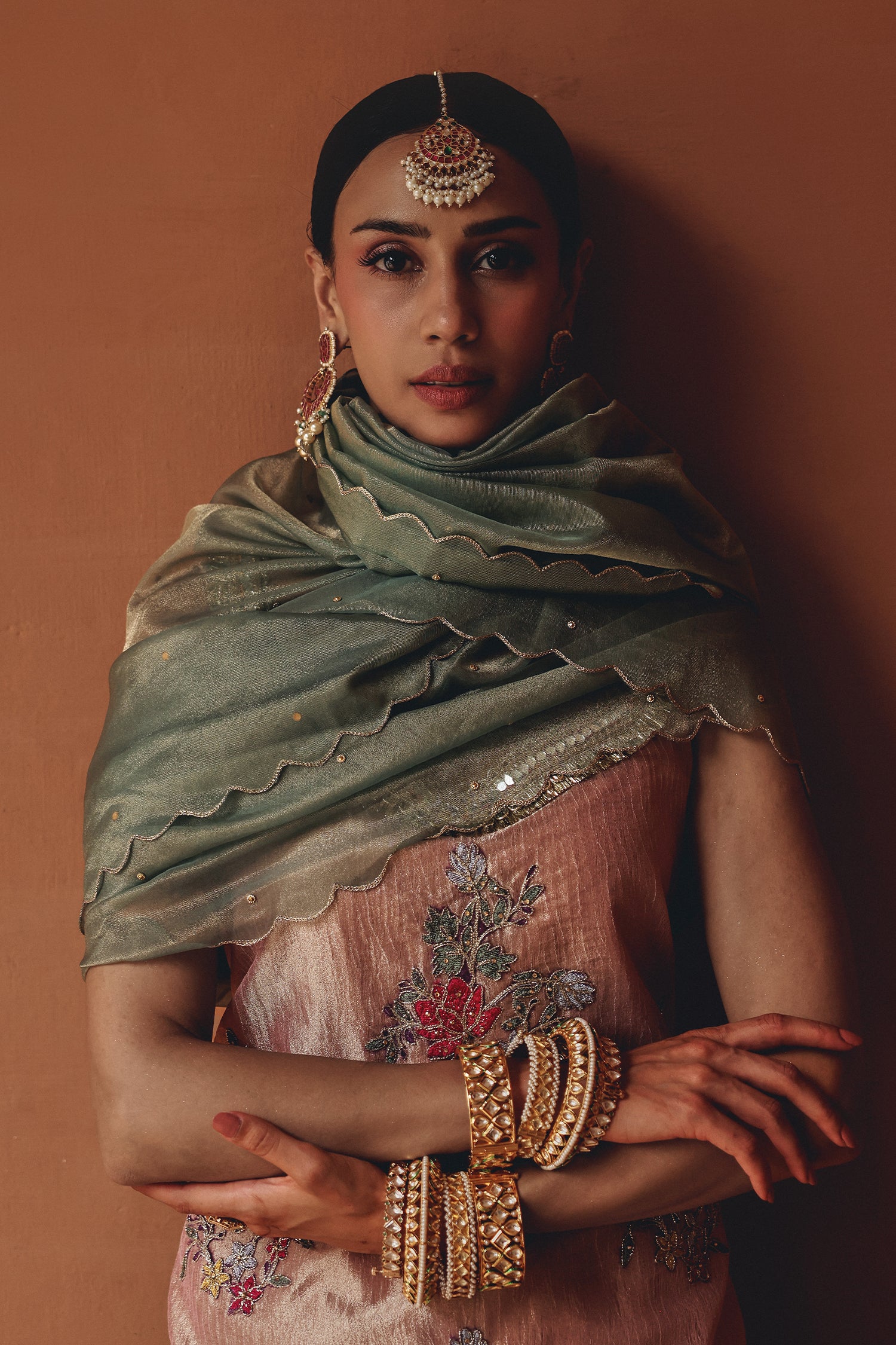 Blush Bloom Sharara Set