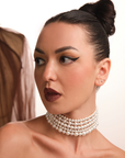 Layered Pearl Choker