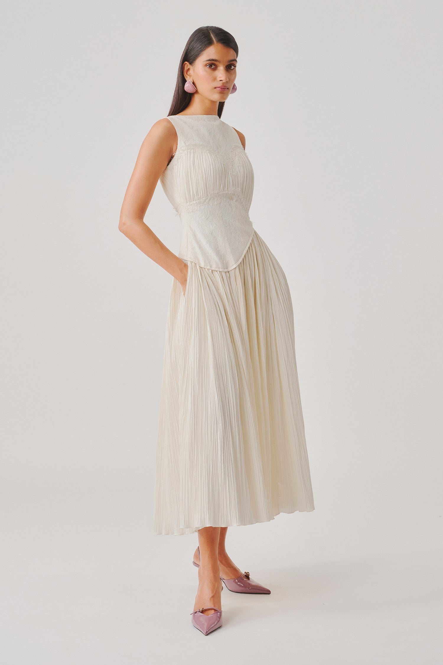 white ruched corset dress Marianna Ruched Corset Mini Dress in White