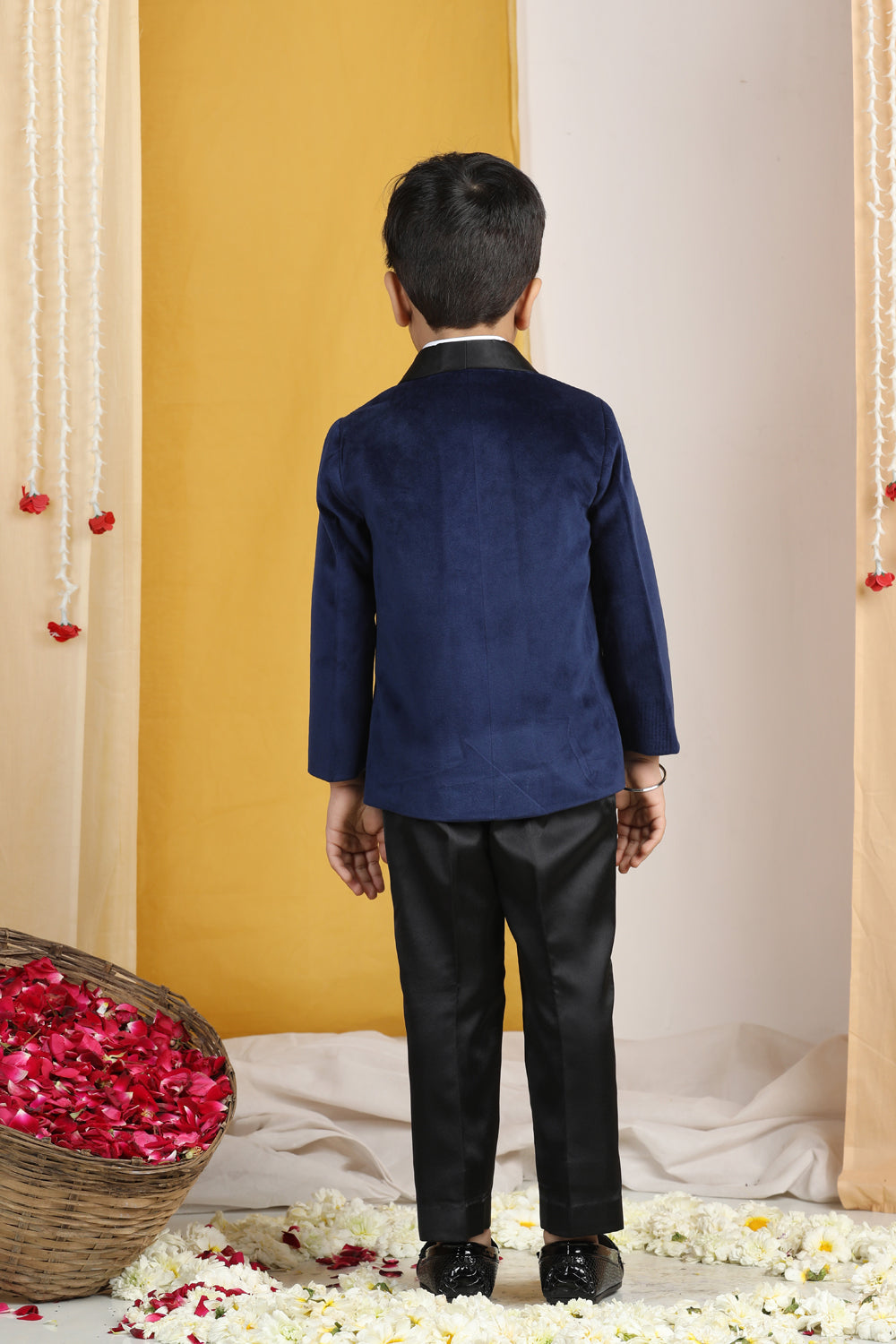 Velvet Suit with Shirt N Pant