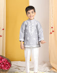Thread Embroidery Kurta with Pajama