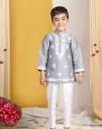 Thread Embroidery Kurta with Pajama