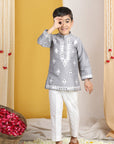 Thread Embroidery Kurta with Pajama