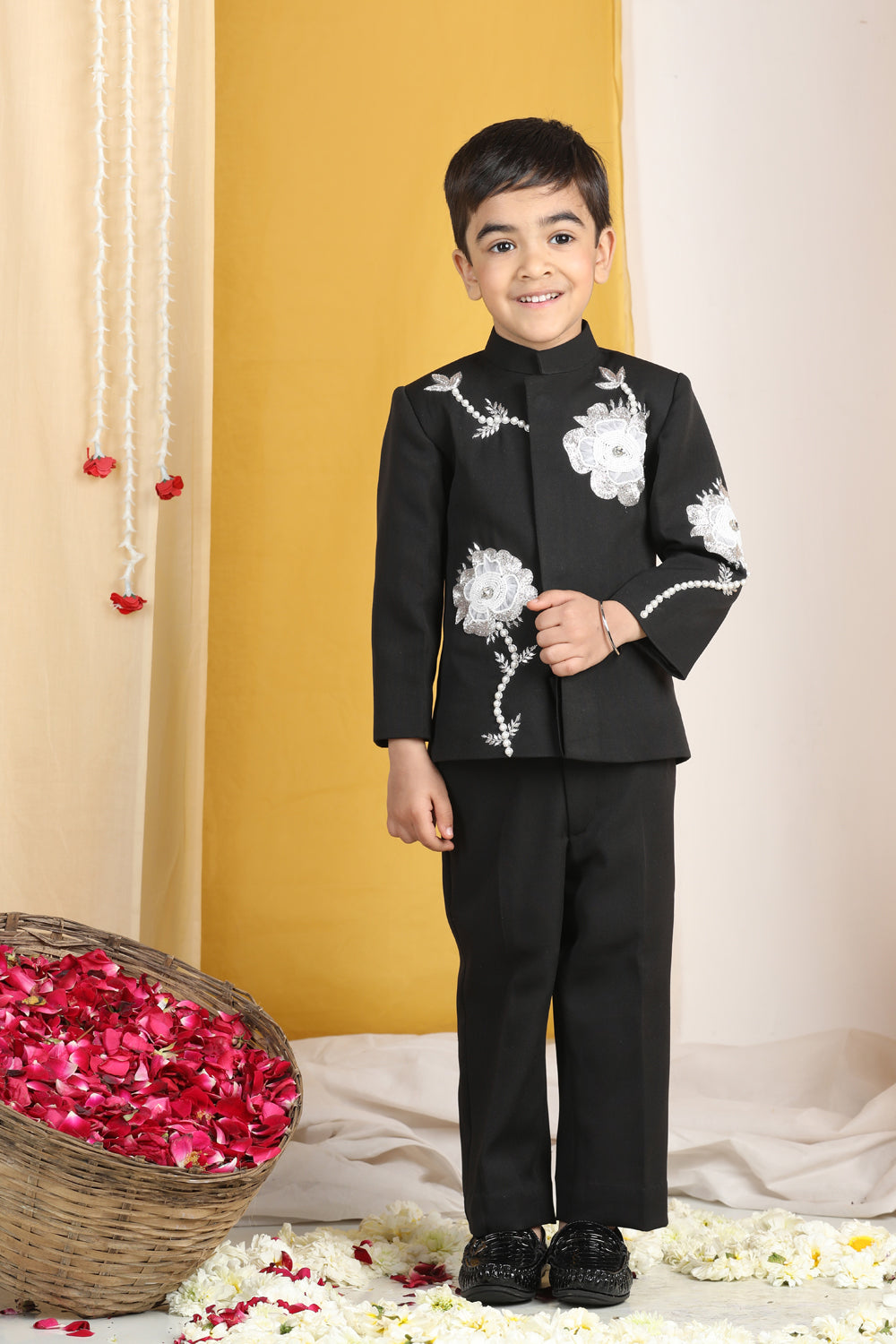Sequence N Pearl Embroidery Sherwani with Pants