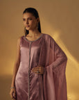 Dusty Pink Short Kurta Set