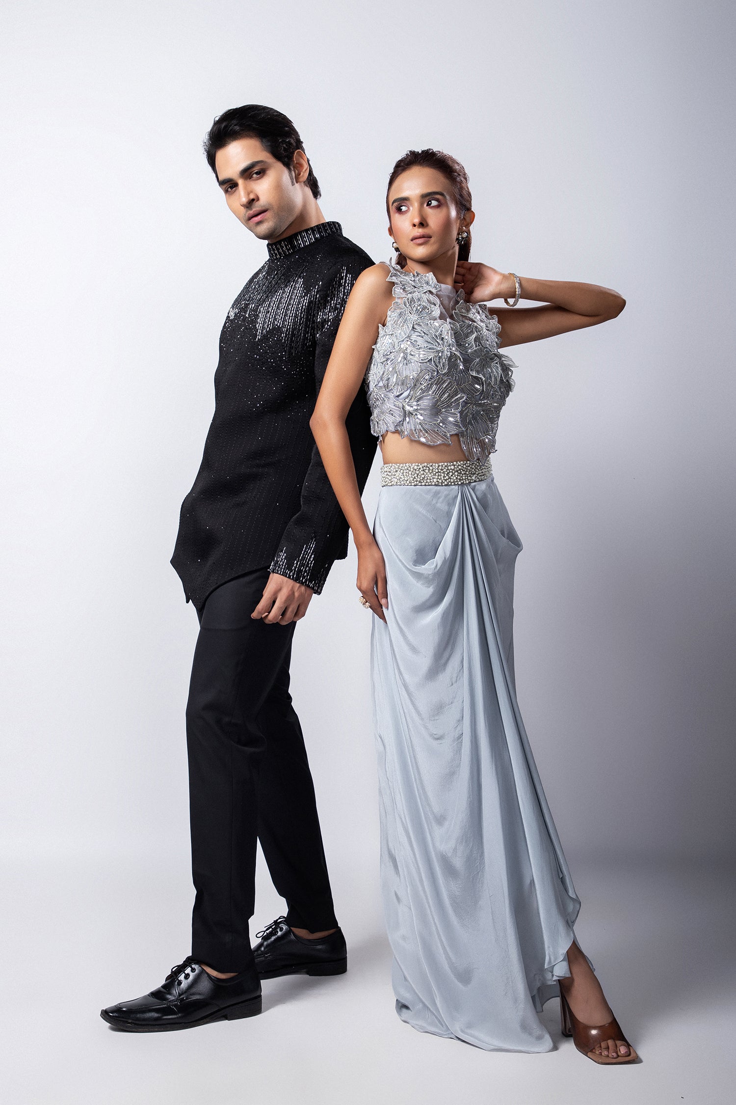 Arleth Drape Skirt Set