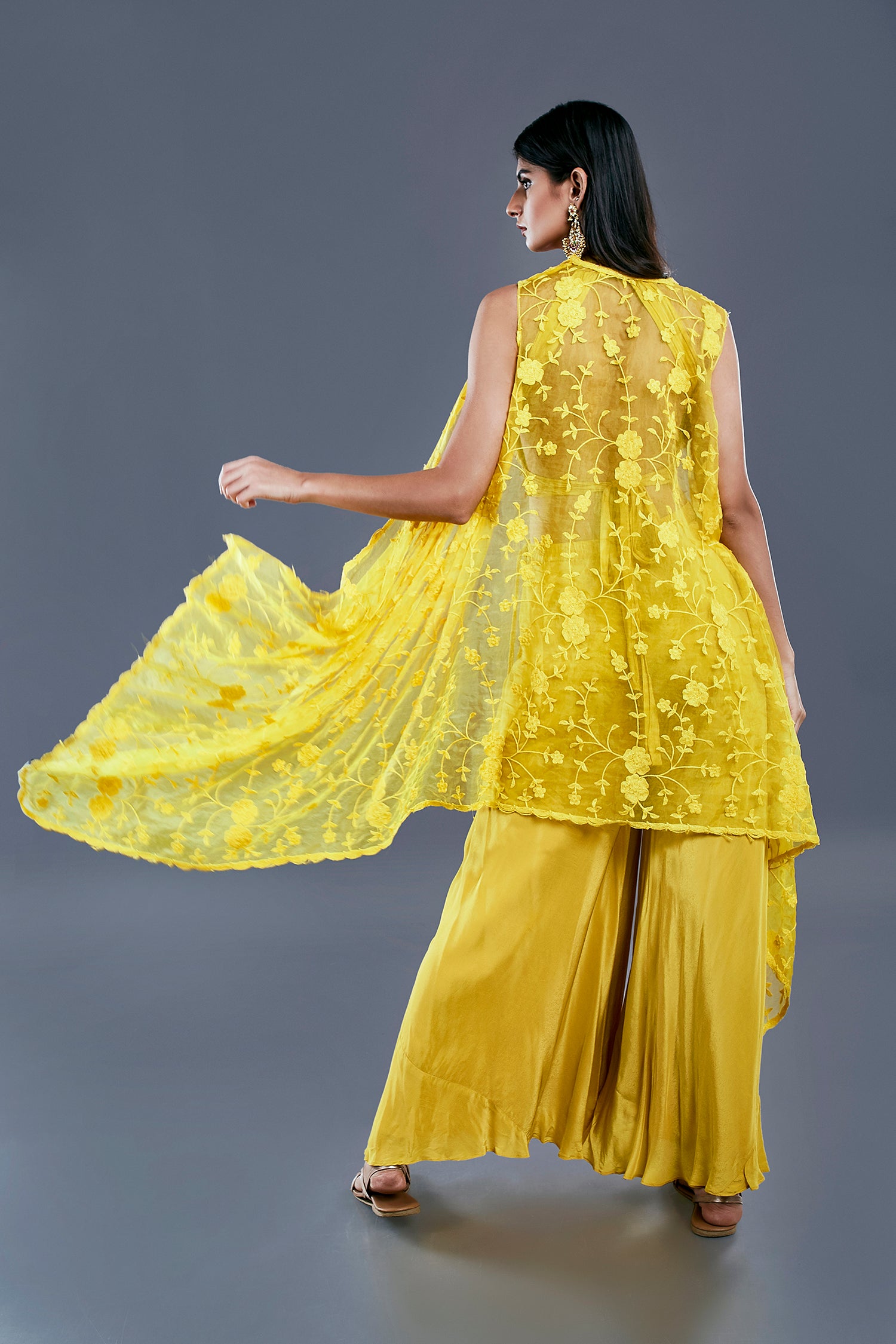 Flowy Organza Palazzos