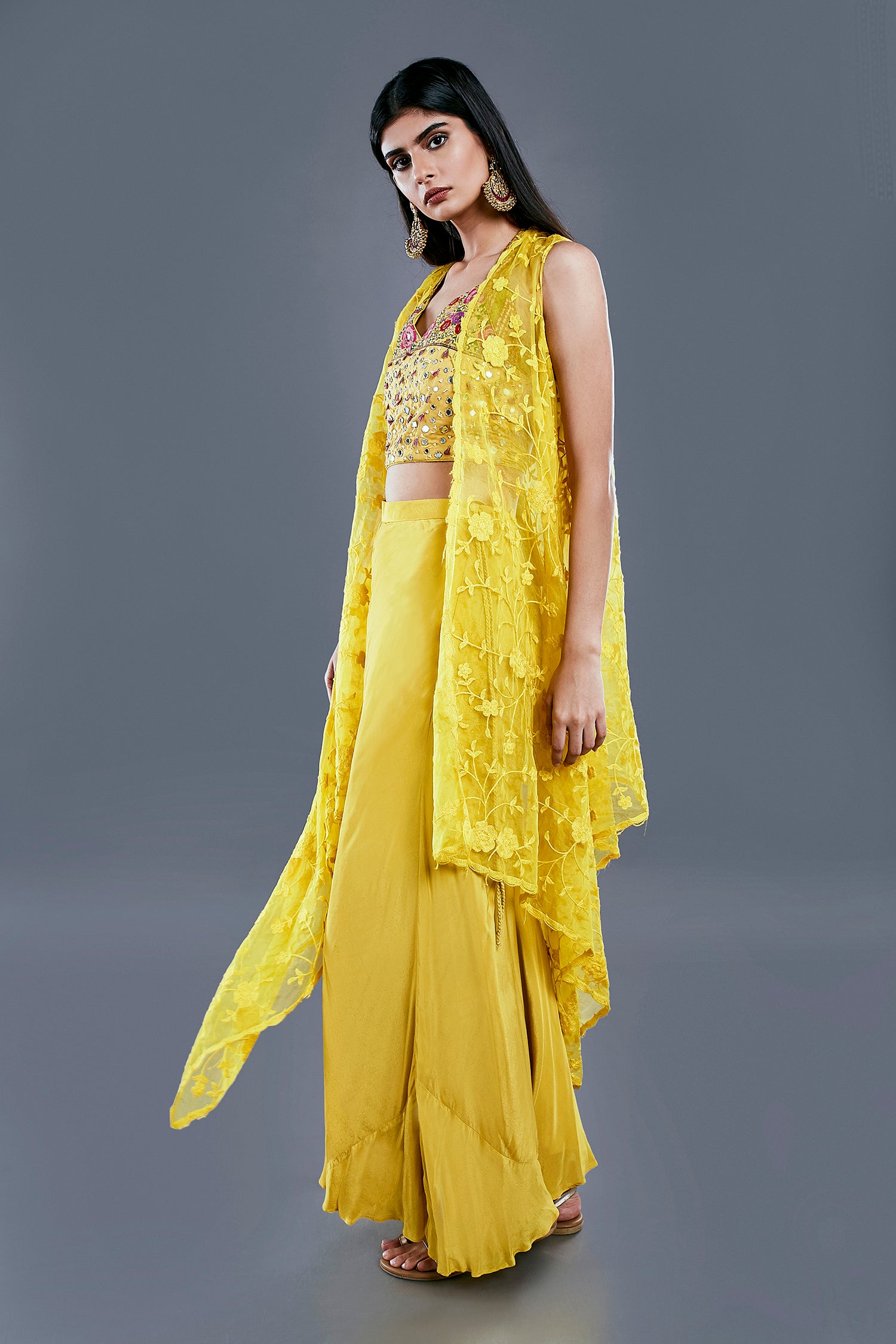 Flowy Organza Palazzos
