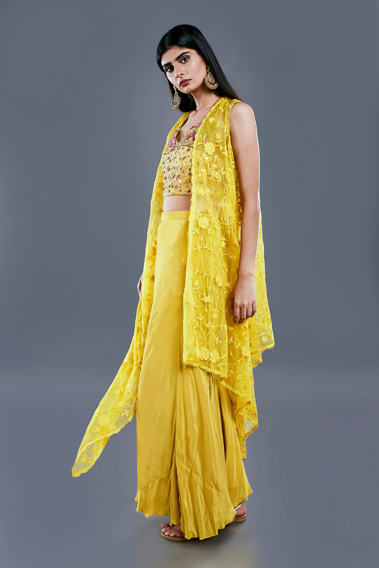 Flowy Organza Palazzos