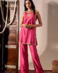 Magenta Pink Suit Set