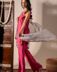 Magenta Pink Suit Set