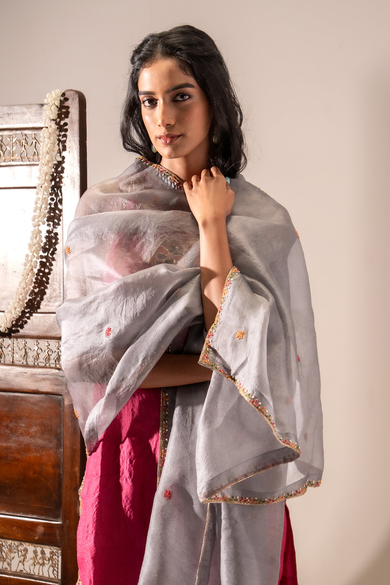 Magenta Pink Suit Set