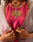 Magenta Pink Suit Set