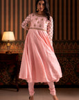 Baby Pink Anarkali Suit Set