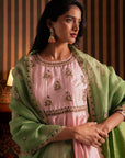 Baby Pink Anarkali Suit Set