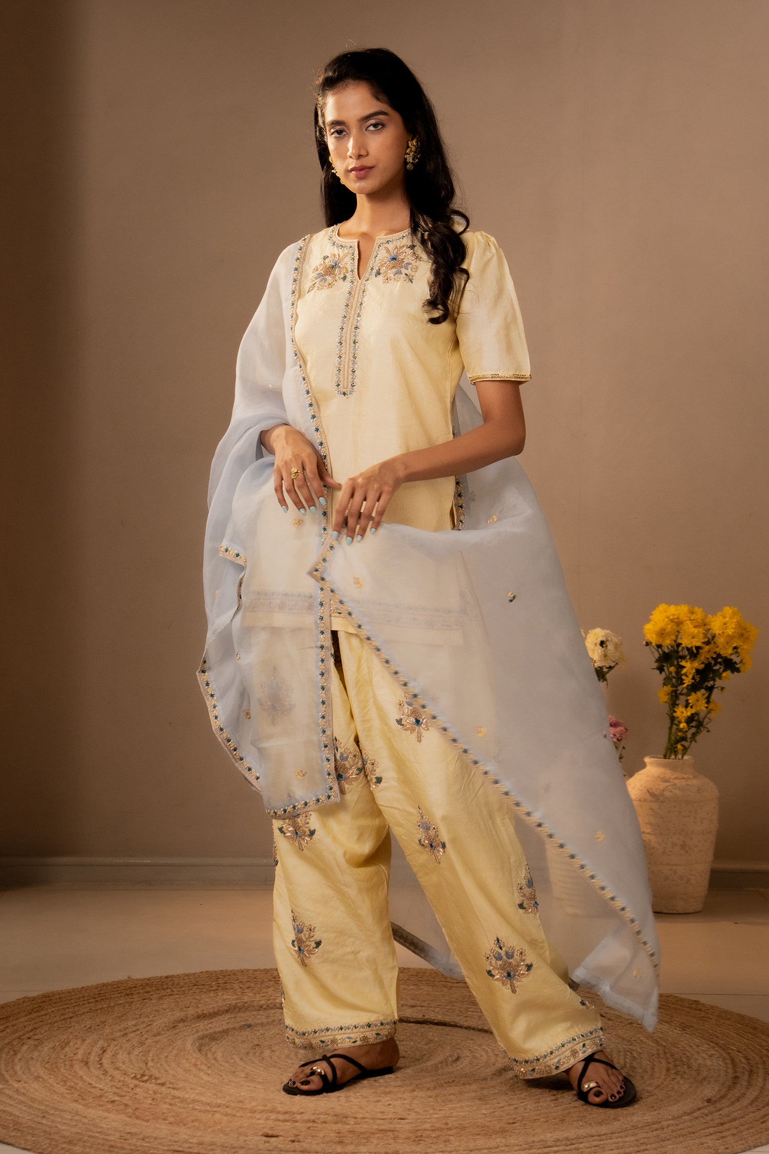Butter Yellow Farsi Salwar Set