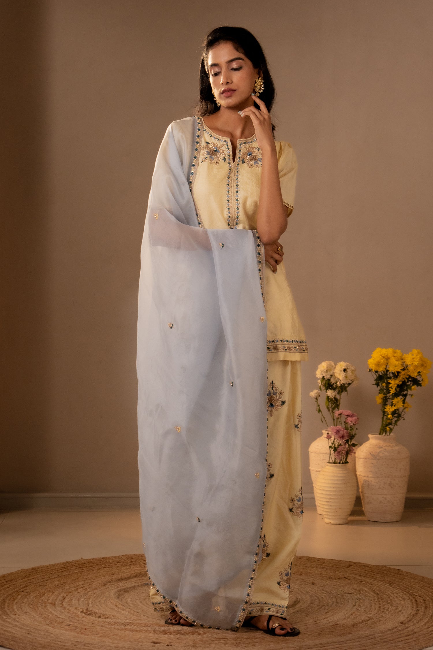 Butter Yellow Farsi Salwar Set