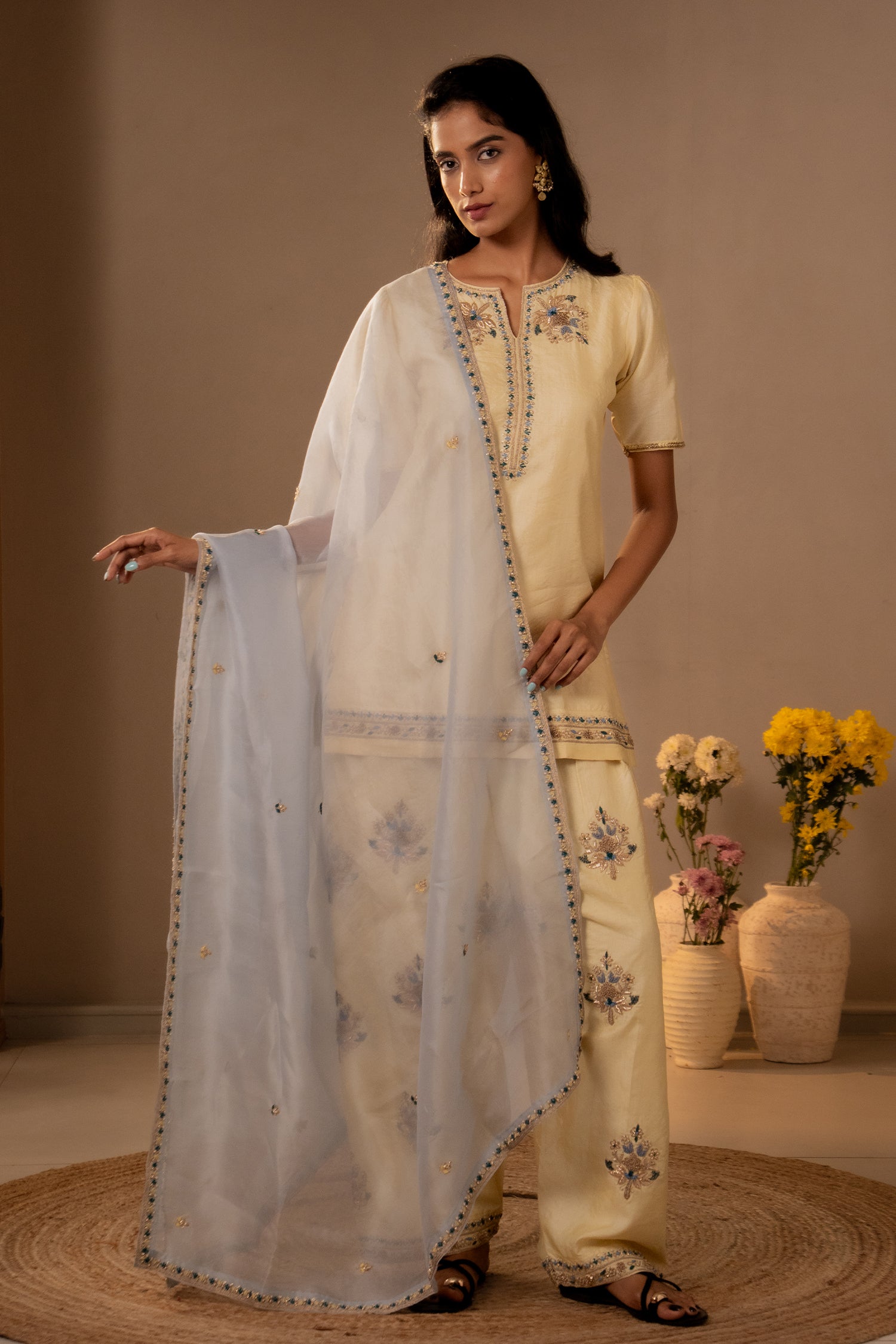 Butter Yellow Farsi Salwar Set