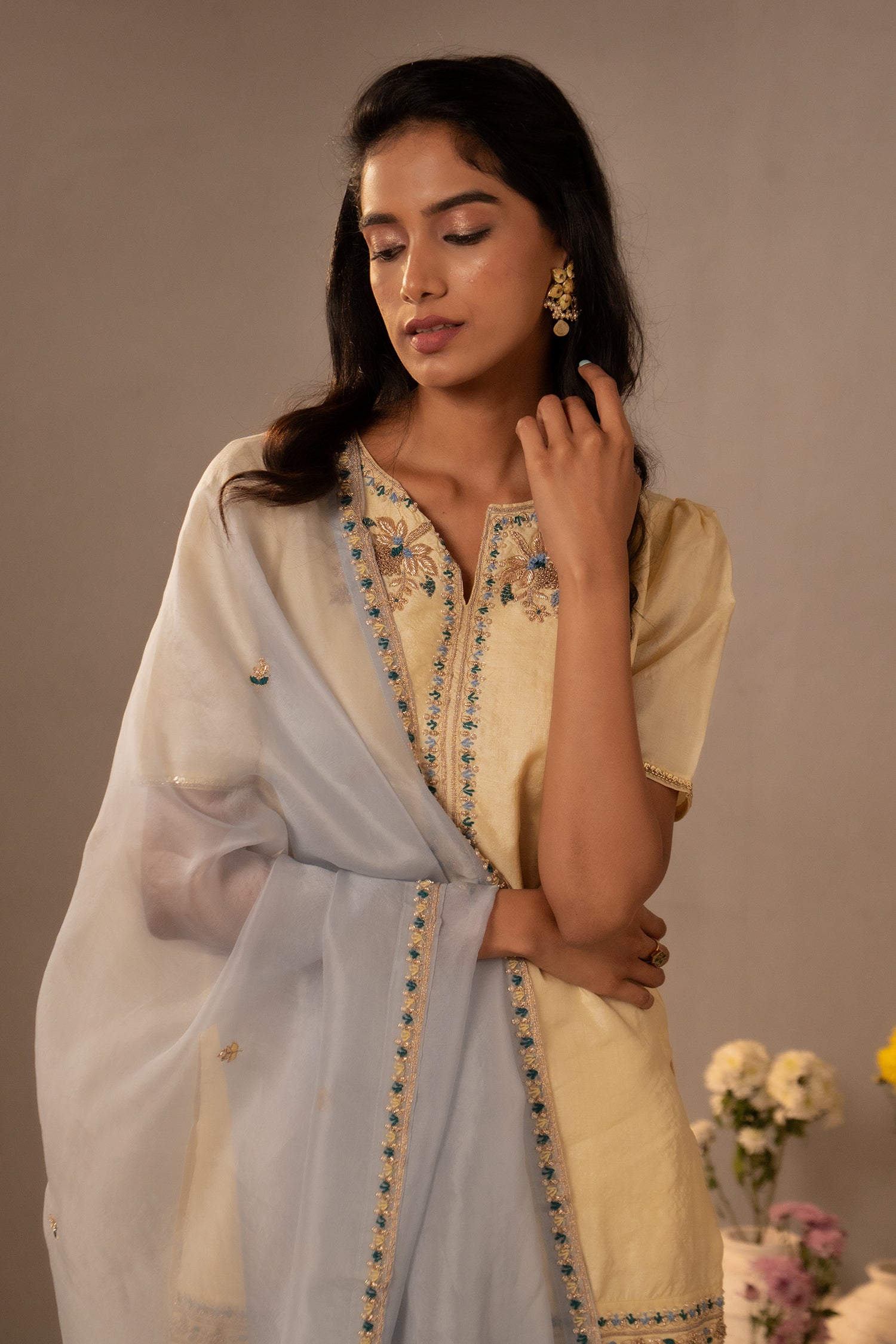 Butter Yellow Farsi Salwar Set