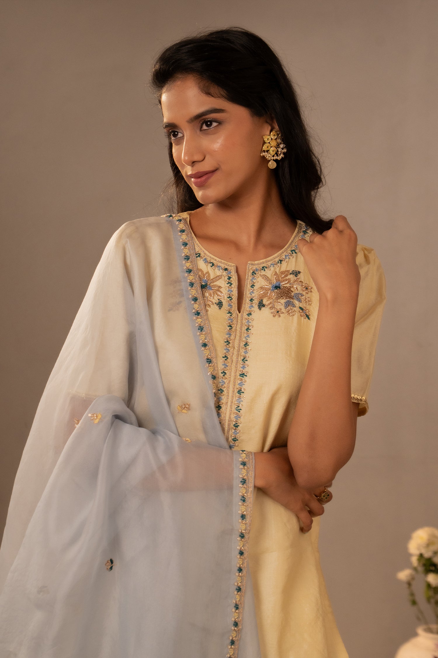 Butter Yellow Farsi Salwar Set