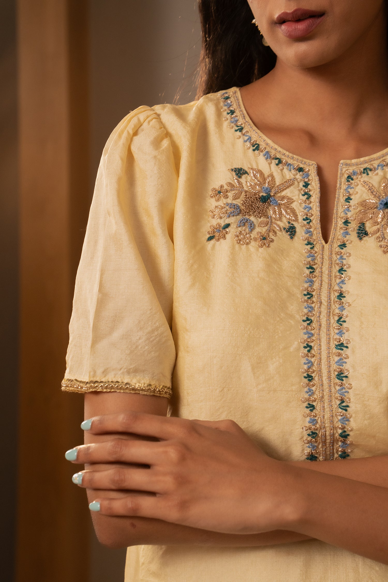 Butter Yellow Farsi Salwar Set