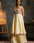 Ivory Palazo Suit Set