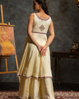 Ivory Palazo Suit Set