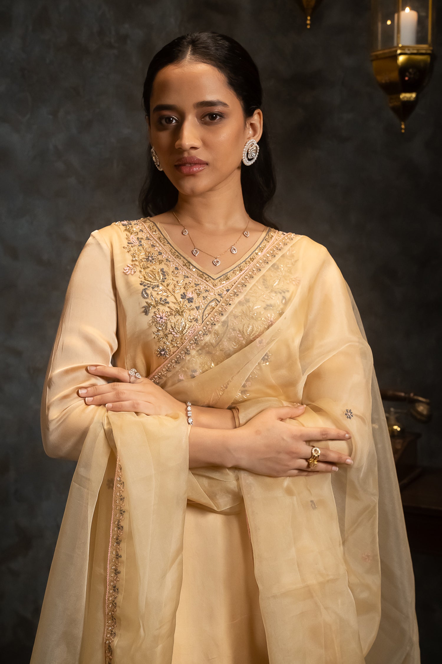 Butterscotch Punjabi Suit Set