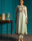 Mint Green Anarkali Suit Set