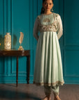 Mint Green Anarkali Suit Set