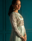 Mint Green Anarkali Suit Set