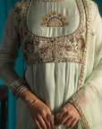 Mint Green Anarkali Suit Set