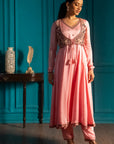 Pink Anarkali Suit Set