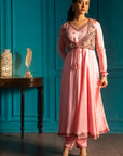 Pink Anarkali Suit Set