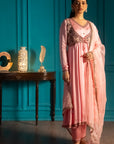 Pink Anarkali Suit Set