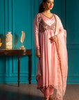 Pink Anarkali Suit Set