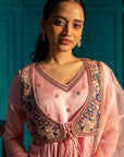 Pink Anarkali Suit Set