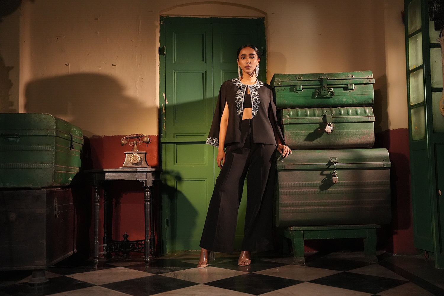 Zara Black Blazer Set