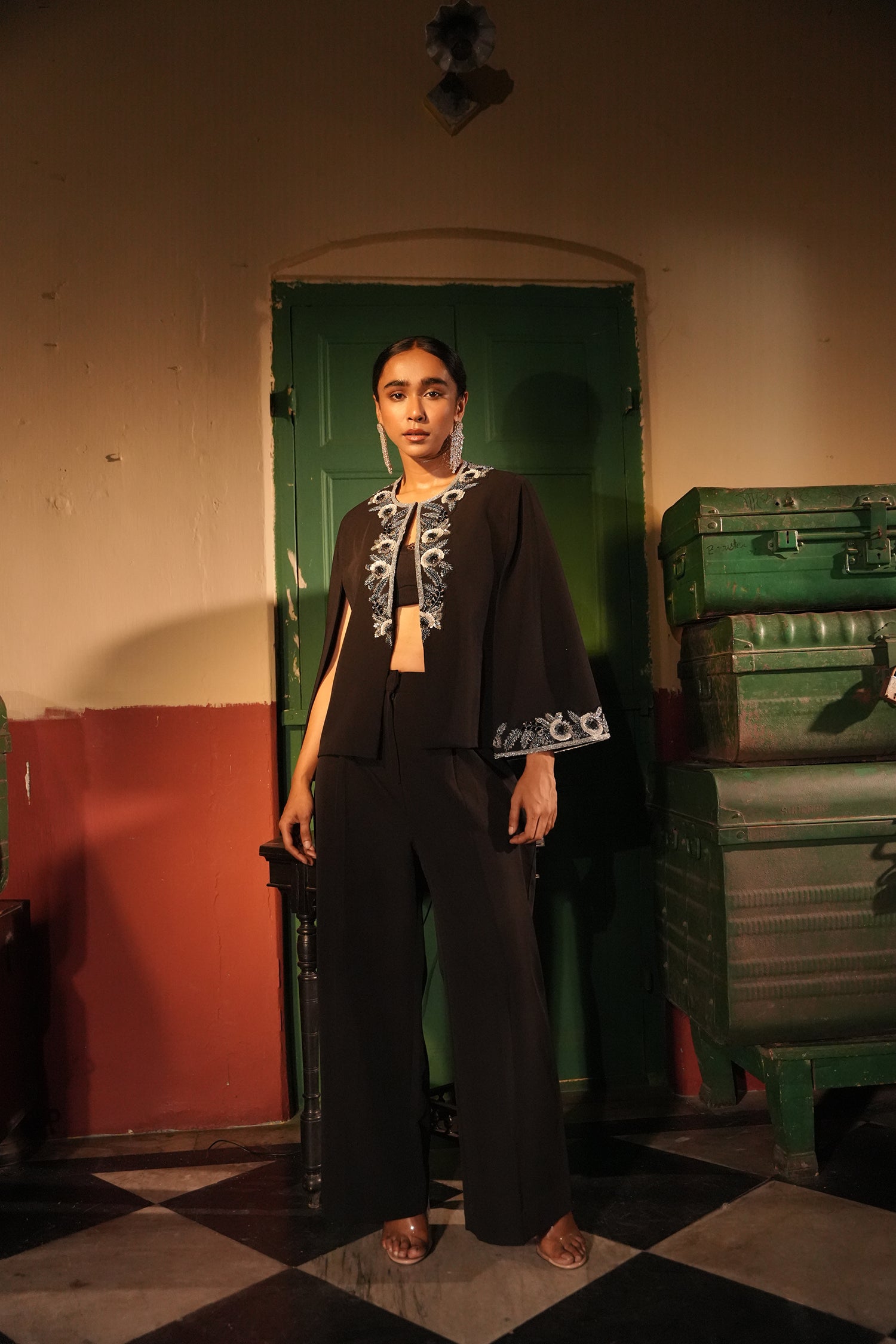 Zara Black Blazer Set