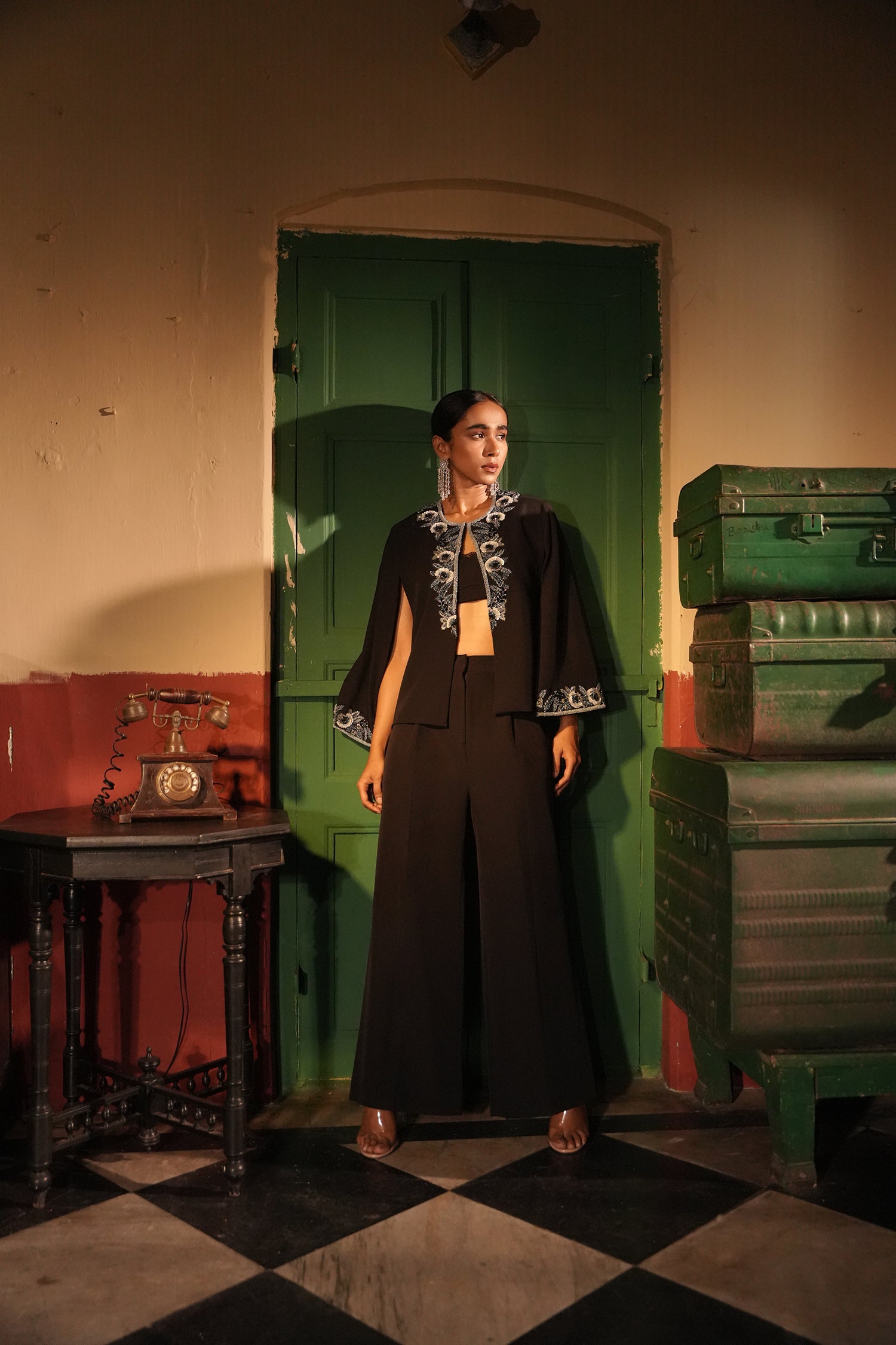 Zara Black Blazer Set