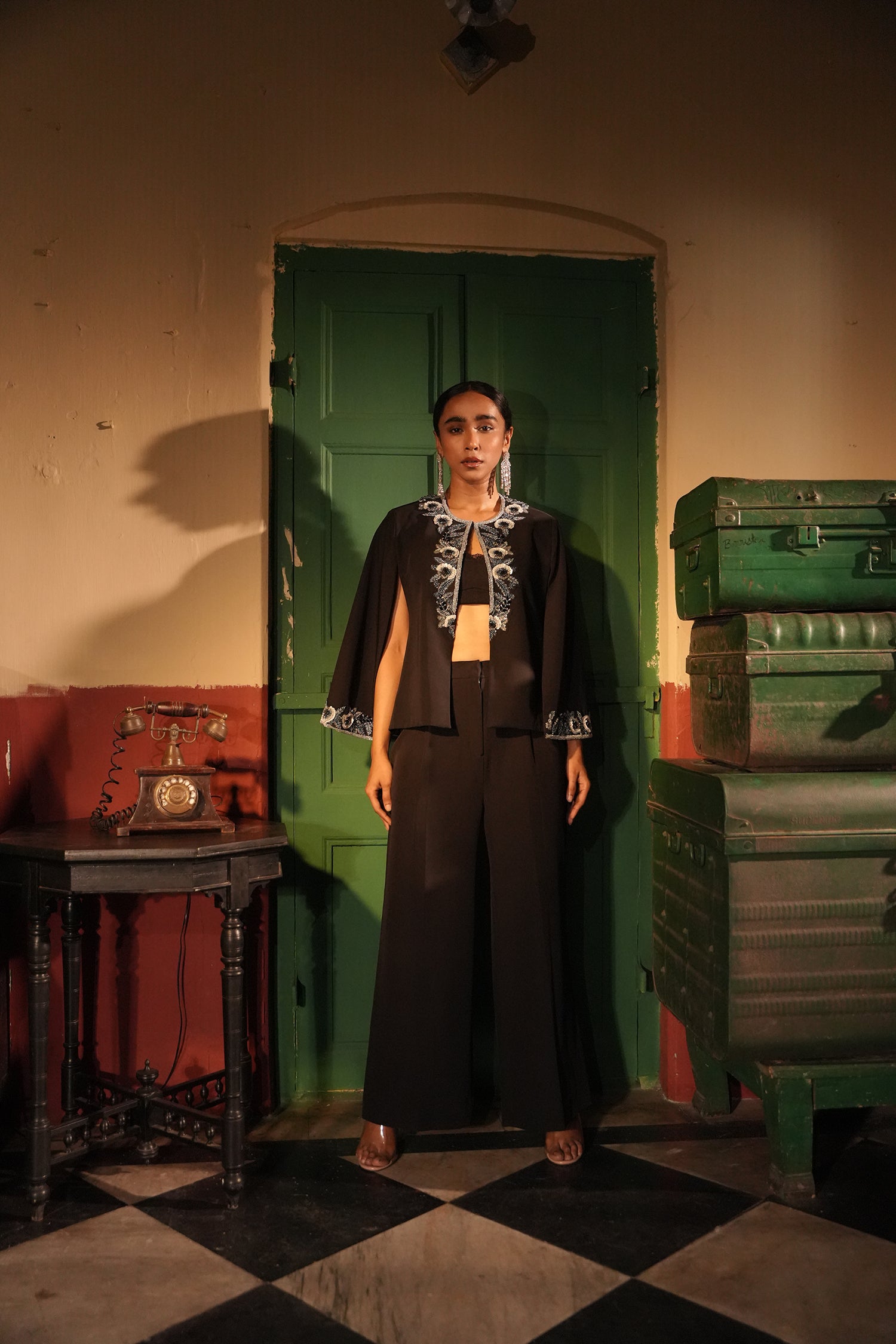 Zara Black Blazer Set